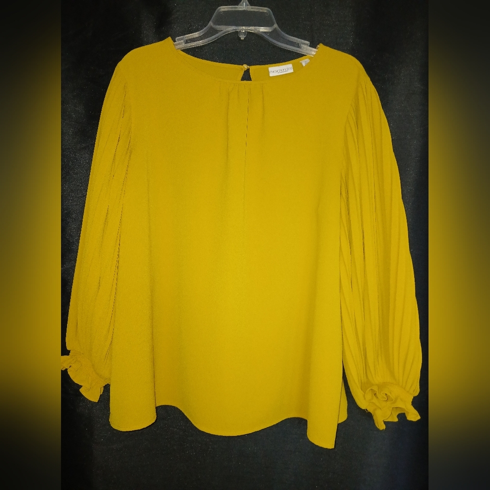 Eva Mendes for New York & Company Mustard Top